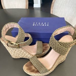STUART WEITZMAN ALEX WEDGES SIZE 8